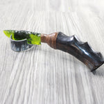 Impala Horn Handle Glass Blade Ornamental Knife #2859    Mountain Man Knife