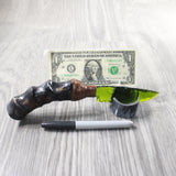 Impala Horn Handle Glass Blade Ornamental Knife #2859    Mountain Man Knife