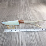 Deer Antler Handle Opalite Blade Ornamental Knife #10168