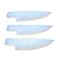 3 Opalite Ornamental Knife Blades  #2859    Mountain Man Knife