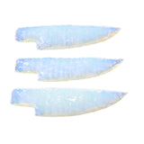 3 Opalite Ornamental Knife Blades  #2859    Mountain Man Knife