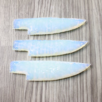 3 Opalite Ornamental Knife Blades  #2859    Mountain Man Knife