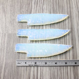 3 Opalite Ornamental Knife Blades  #2859    Mountain Man Knife