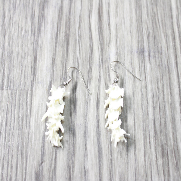 Rattlesnake Vertebrae  Earrings  #6859   Mountain Man Earrings