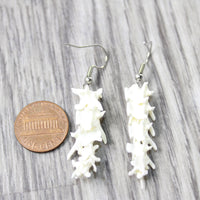 Rattlesnake Vertebrae  Earrings  #6859   Mountain Man Earrings