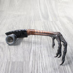 Turkey Foot Handle Obsidian Blade Ornamental Knife #9859  Mountain Man Knife