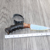 Impala Horn Handle Opalite Blade Ornamental Knife #05368