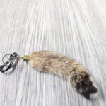 1 Bobcat Tail Key Ring #3959  Taxidermy Keychain Tassel Bag Tag