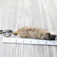 1 Bobcat Tail Key Ring #3959  Taxidermy Keychain Tassel Bag Tag