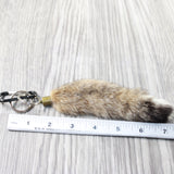 1 Bobcat Tail Key Ring #3959  Taxidermy Keychain Tassel Bag Tag