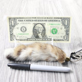 1 Bobcat Tail Key Ring #3959  Taxidermy Keychain Tassel Bag Tag