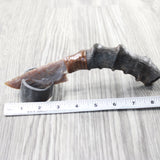 Impala Horn Handle Stone Blade Ornamental Knife #9059    Mountain Man Knife