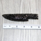 1 Obsidian Ornamental Knife Blade  #068