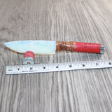 Shotgun Shell Hull Handle Opalite Blade Ornamental Knife #15468