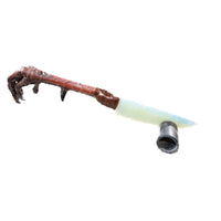 Turkey Foot Handle Opalite Blade Ornamental Knife #1259     Mountain Man Knife