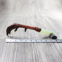 Turkey Foot Handle Opalite Blade Ornamental Knife #1259     Mountain Man Knife