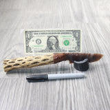 Cholla Cactus Wood Handle Stone Blade Ornamental Knife #0259    Mountain Man Knife