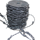 25 Yards of Leather Barbed Wire Antique Black  Color  #2568