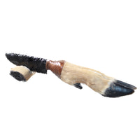 Deer Foot Handle Obsidian Blade Ornamental Knife #9259  Mountain Man Knife