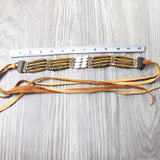 1 Bone Hairpipe Bead Choker  #3259        Mountain Man Jewelry