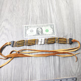 1 Bone Hairpipe Bead Choker  #3259        Mountain Man Jewelry