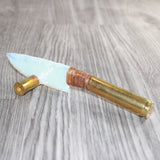 50 Cal Handle Opalite Blade Ornamental Knife #23568
