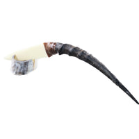 Impala Horn Handle Bone Blade Ornamental Knife #2359    Mountain Man Knife