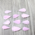 10 Large Glass Ornamental Arrowheads  #8359    Spearhead