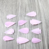 10 Large Glass Ornamental Arrowheads  #8359    Spearhead