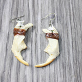 Muskrat Jaw Earrings  #6359  Mountain Man Earrings