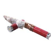 Shotgun Shell Handle Stone Blade Ornamental Knife #9559    Mountain Man Knife