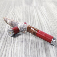Shotgun Shell Handle Stone Blade Ornamental Knife #9559    Mountain Man Knife