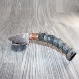 Impala Horn Handle Stone Blade Ornamental Knife # 05868