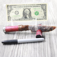 Shotgun Shell Handle Stone Blade Ornamental Knife #9559    Mountain Man Knife