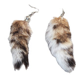 Bobcat Tail Earrings  #30868