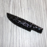 1 Obsidian Ornamental Knife Blade  # 868
