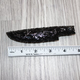 1 Obsidian Ornamental Knife Blade  # 868