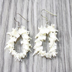 Rattlesnake Vertebrae Hoop  Earrings  #6059   Mountain Man Earrings