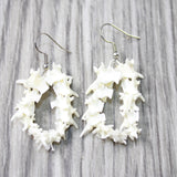 Rattlesnake Vertebrae Hoop  Earrings  #6059   Mountain Man Earrings