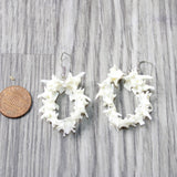 Rattlesnake Vertebrae Hoop  Earrings  #6059   Mountain Man Earrings