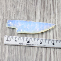 1 Small Opalite Ornamental Knife Blade  #8150     Mountain Man Knife
