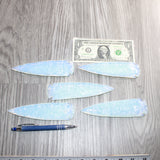 5 Opalite Ornamental Spearheads  #468      Arrowhead