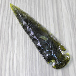 1 Glass Ornamental Spearhead  #6840  Arrowheads