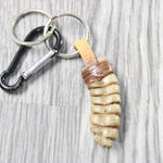 Very Large Rattlesnake Rattle Key Ring   #6150       Mountain Man Key Chain