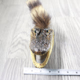 Alligator Head With Raccoon Tail Mohawk  # 6250