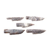 5 Stone Ornamental Knife Blades  #5250     Mountain Man Knife