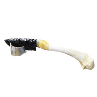 Turkey Bone Handle Obsidian Blade Ornamental Knife #44050  Mountain Man Knife