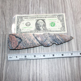 1 Stone Ornamental Tomahawk Head #368       Agate Jasper Ax Axe Hatchet