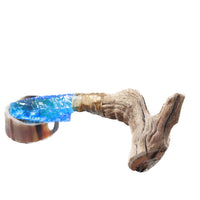 Ghost Wood Handle Glass Blade Ornamental Knife #3350    Mountain Man Knife