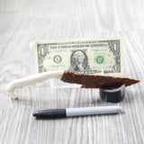 Coyote Jaw Handle Stone Blade Ornamental Knife #8550    Mountain Man Knife